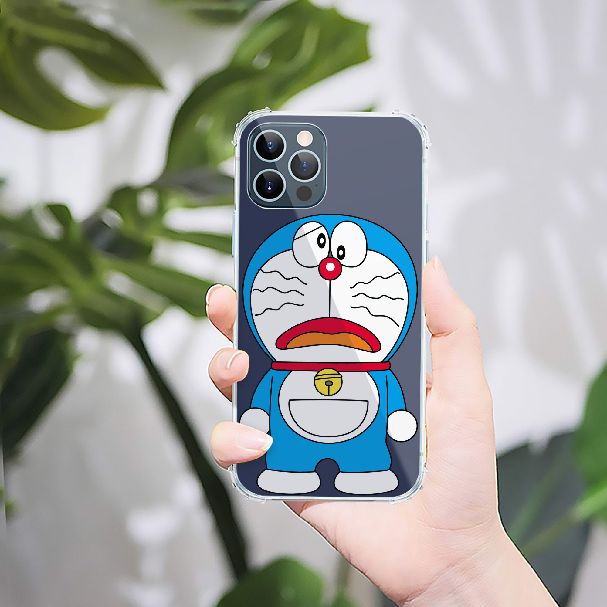 （画像用） ドラえもん Doraemon 【iPhone 12シリーズ対応】透明スマホケース（クリアソフトケース）